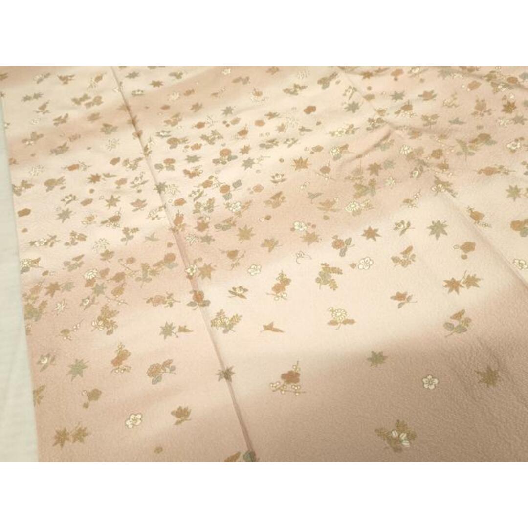 平和屋着物□訪問着 枝花文 暈し染め 金彩 鈴乃屋扱い 正絹 逸品 平和屋着物□訪問着 枝花文 暈し染め 金彩 鈴乃屋扱い 正絹 逸品