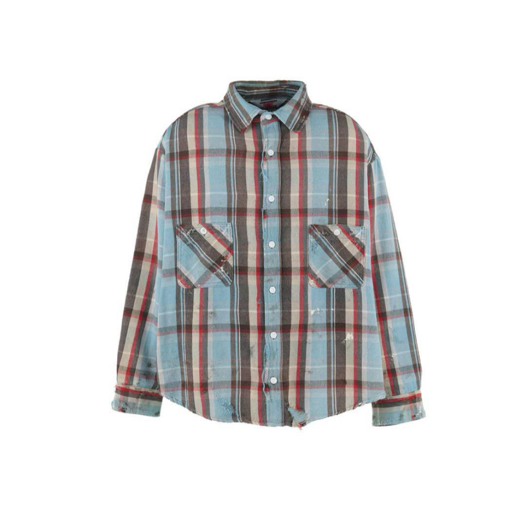 SAINT Mxxxxxx セントマイケル 新作 flannel Brueの通販 by リス SAINT Mxxxxxx セントマイケル 新作 flannel Brueの通販 by リス