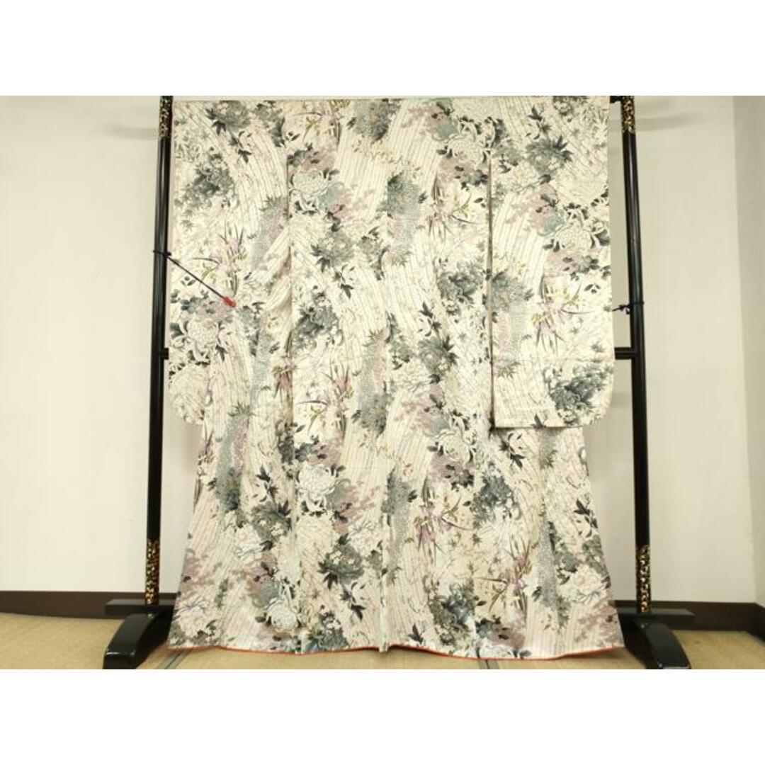 平和屋着物□豪華振袖 乱菊 牡丹花文 金彩 正絹 逸品 DAAO4483ma 平和屋着物□豪華振袖 乱菊 牡丹花文 金彩 正絹 逸品 DAAO4483ma