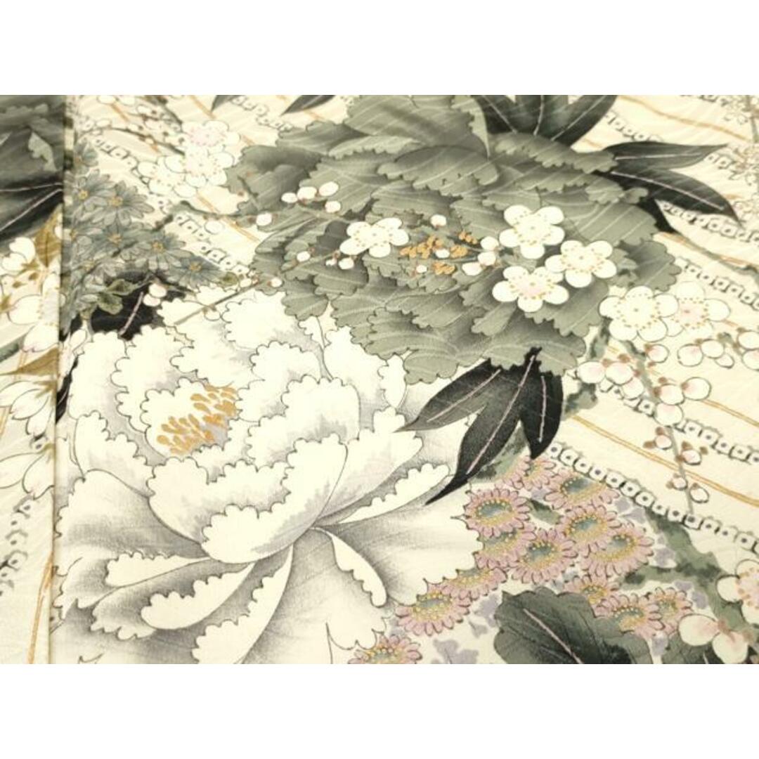 平和屋着物□豪華振袖 乱菊 牡丹花文 金彩 正絹 逸品 DAAO4483ma 平和屋着物□豪華振袖 乱菊 牡丹花文 金彩 正絹 逸品 DAAO4483ma