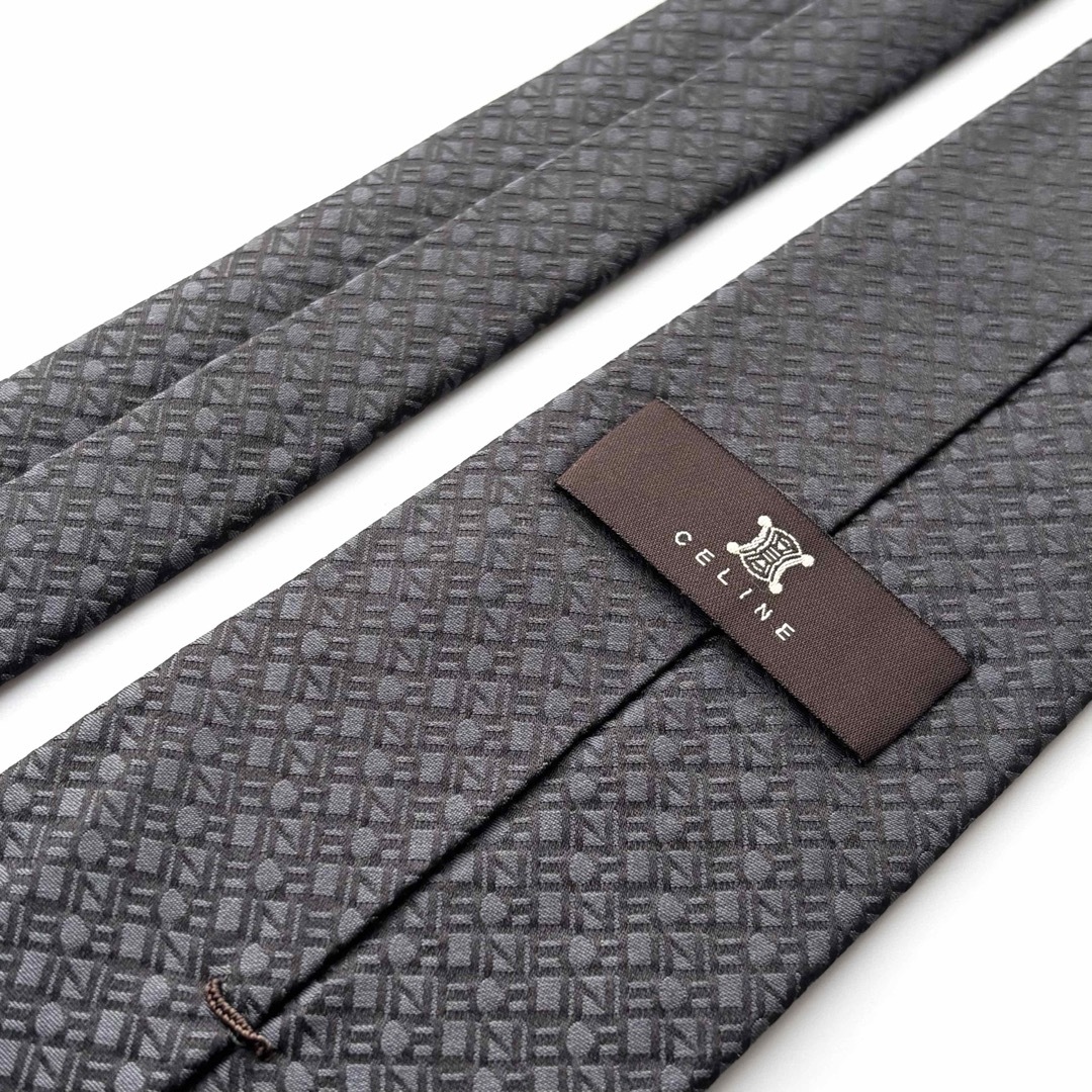 CELINE - ꧁美品꧂ セリーヌ ネクタイ マカダム トリオンフ CELINE - ꧁美品꧂ セリーヌ ネクタイ マカダム トリオンフ