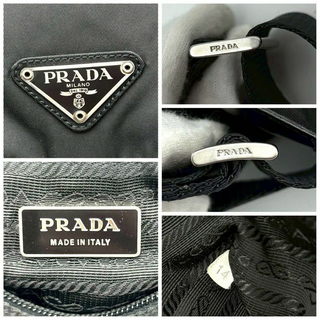 PRADA - 【美品】プラダ ショルダーバッグ ポシェット 三角ロゴ PRADA - 【美品】プラダ ショルダーバッグ ポシェット 三角ロゴ