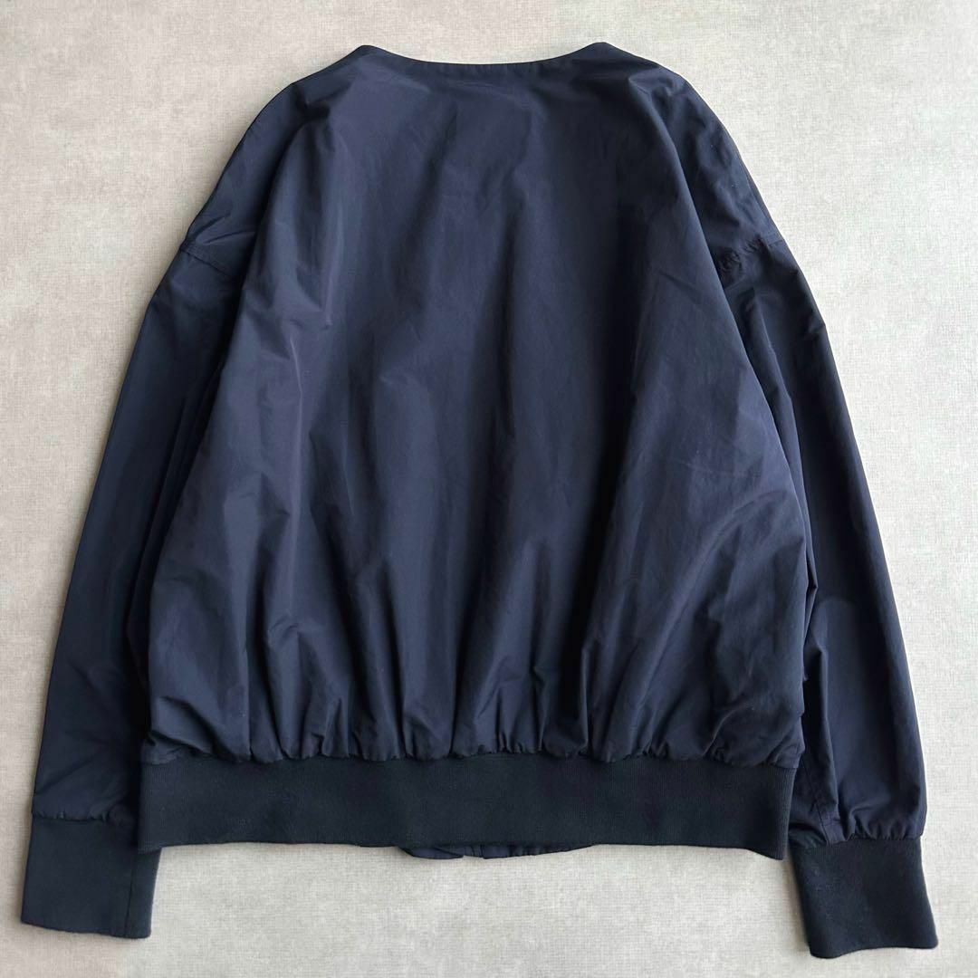 ebure - 美品△ebure // ライトノーカラー ブルゾン△サイズ38 ebure - 美品△ebure // ライトノーカラー ブルゾン△サイズ38