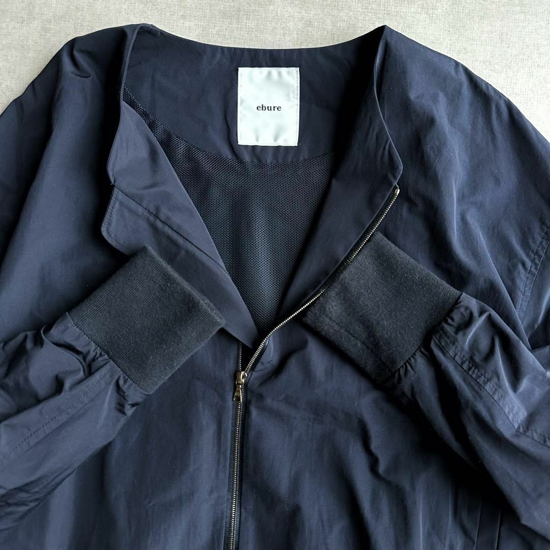 ebure - 美品△ebure // ライトノーカラー ブルゾン△サイズ38 ebure - 美品△ebure // ライトノーカラー ブルゾン△サイズ38