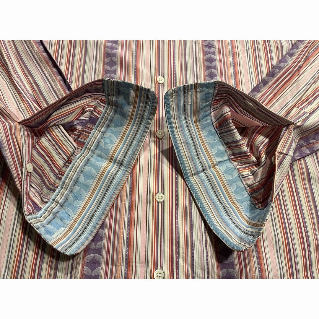 Paul Smith - Paul Smith LONDON /マルチカラーストライプシャツ Paul Smith - Paul Smith LONDON /マルチカラーストライプシャツ