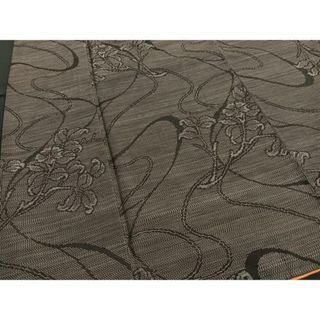 平和屋着物□本場大島紬 流水枝花文 正絹 逸品 BAAR5165uiの通販 平和屋着物□本場大島紬 流水枝花文 正絹 逸品 BAAR5165uiの通販
