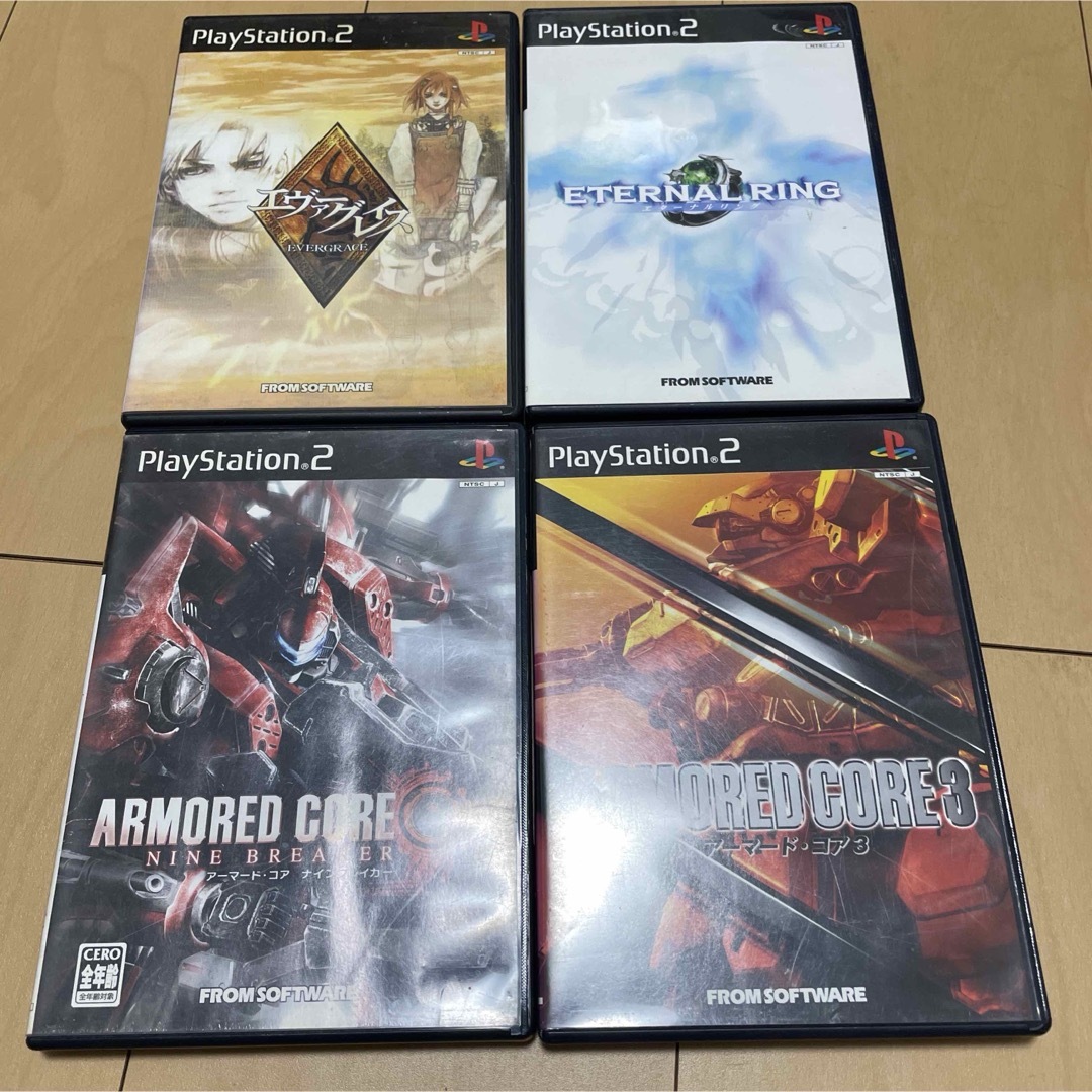 PlayStation2 - アーマード・コア3他フロム系4本セットの通販 by PlayStation2 - アーマード・コア3他フロム系4本セットの通販 by