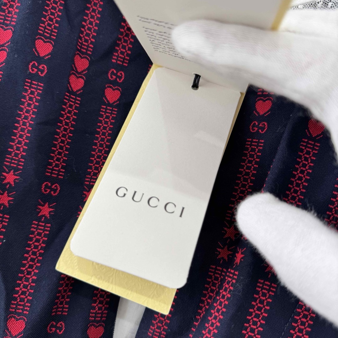 GUCCI - GUCCI グッチ キッズ 子供 ワンピース サイズ4 美品の GUCCI - GUCCI グッチ キッズ 子供 ワンピース サイズ4 美品の