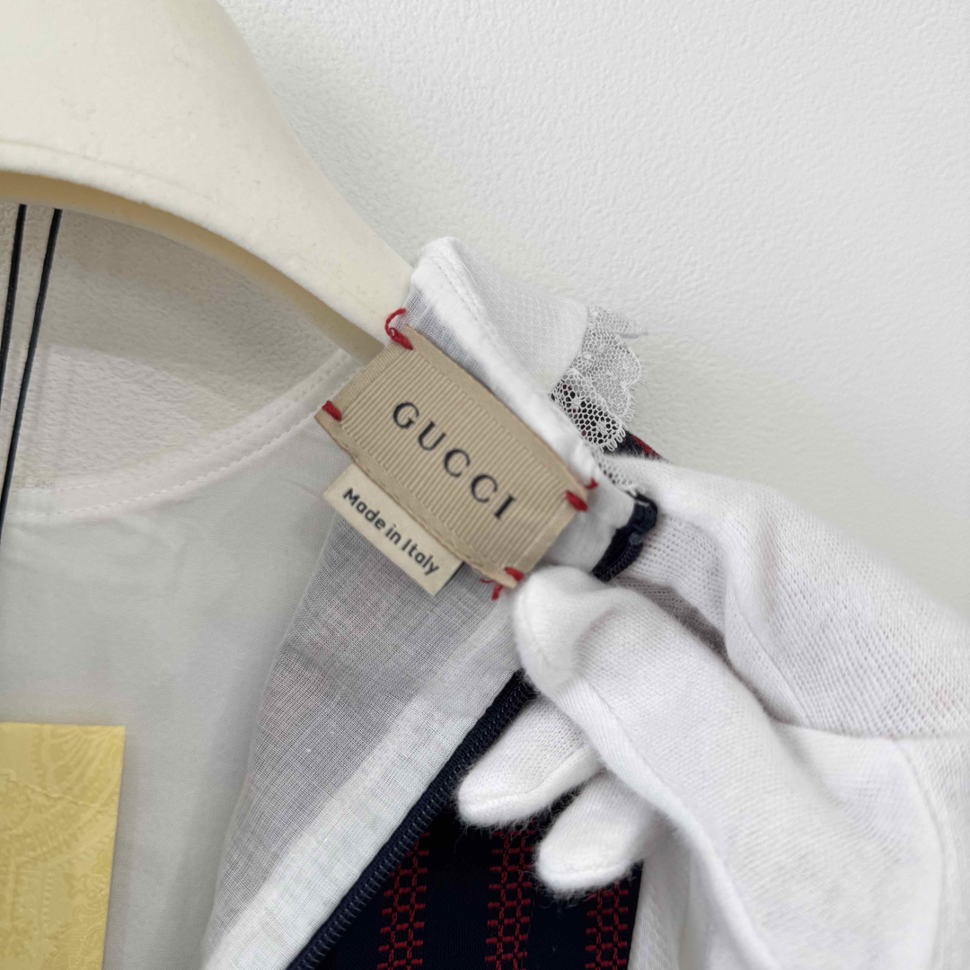GUCCI - GUCCI グッチ キッズ 子供 ワンピース サイズ4 美品の GUCCI - GUCCI グッチ キッズ 子供 ワンピース サイズ4 美品の