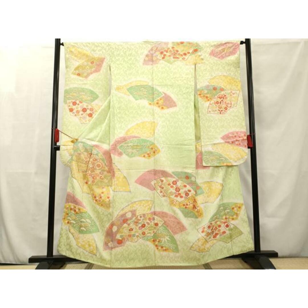 平和屋着物□豪華振袖 駒刺繍 地紙重ね花文 金銀彩 オンワード 平和屋着物□豪華振袖 駒刺繍 地紙重ね花文 金銀彩 オンワード