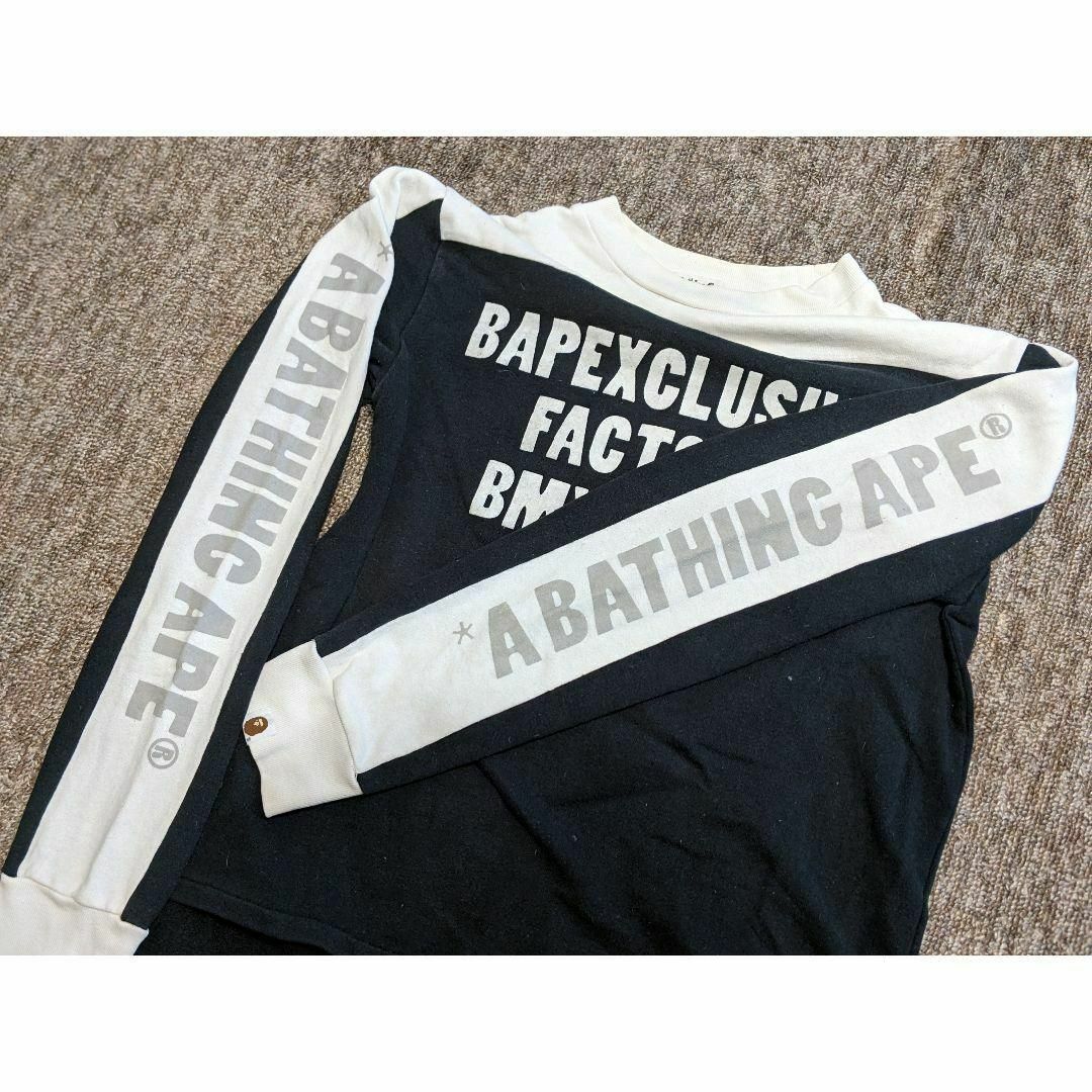 A BATHING APE - A BATHING APE ロンT系 アウター 長袖 Sの通販 A BATHING APE - A BATHING APE ロンT系 アウター 長袖 Sの通販