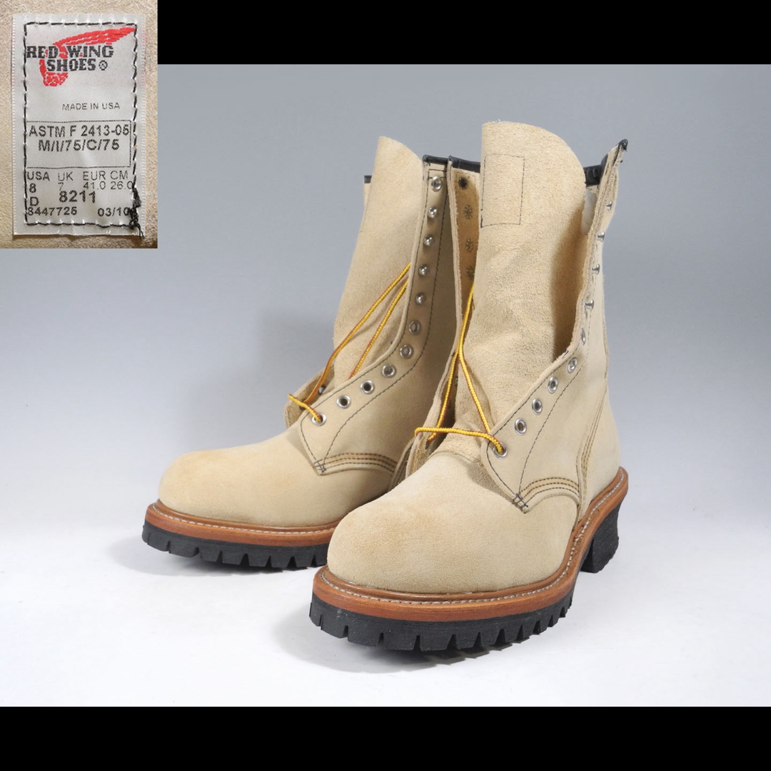 REDWING - レッドウィング8211ロガーベージュスエード8218 REDWING - レッドウィング8211ロガーベージュスエード8218