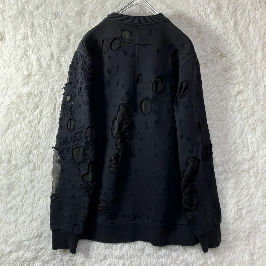 GIVENCHY - 美品 ジバンシィ スウェット デストロイ加工 GIVENCHY - 美品 ジバンシィ スウェット デストロイ加工