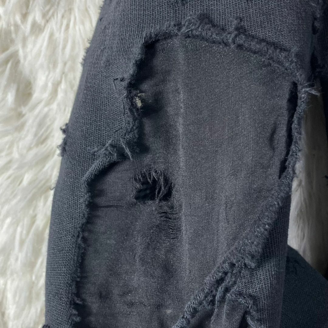 GIVENCHY - 美品 ジバンシィ スウェット デストロイ加工 GIVENCHY - 美品 ジバンシィ スウェット デストロイ加工