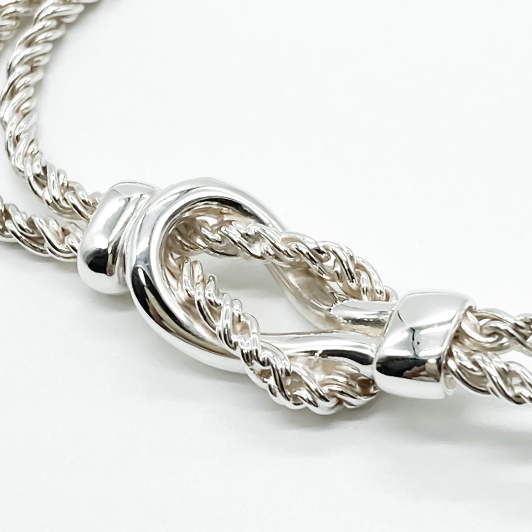 Tiffany & Co. - ティファニー センターノット ダブルロープ Tiffany & Co. - ティファニー センターノット ダブルロープ