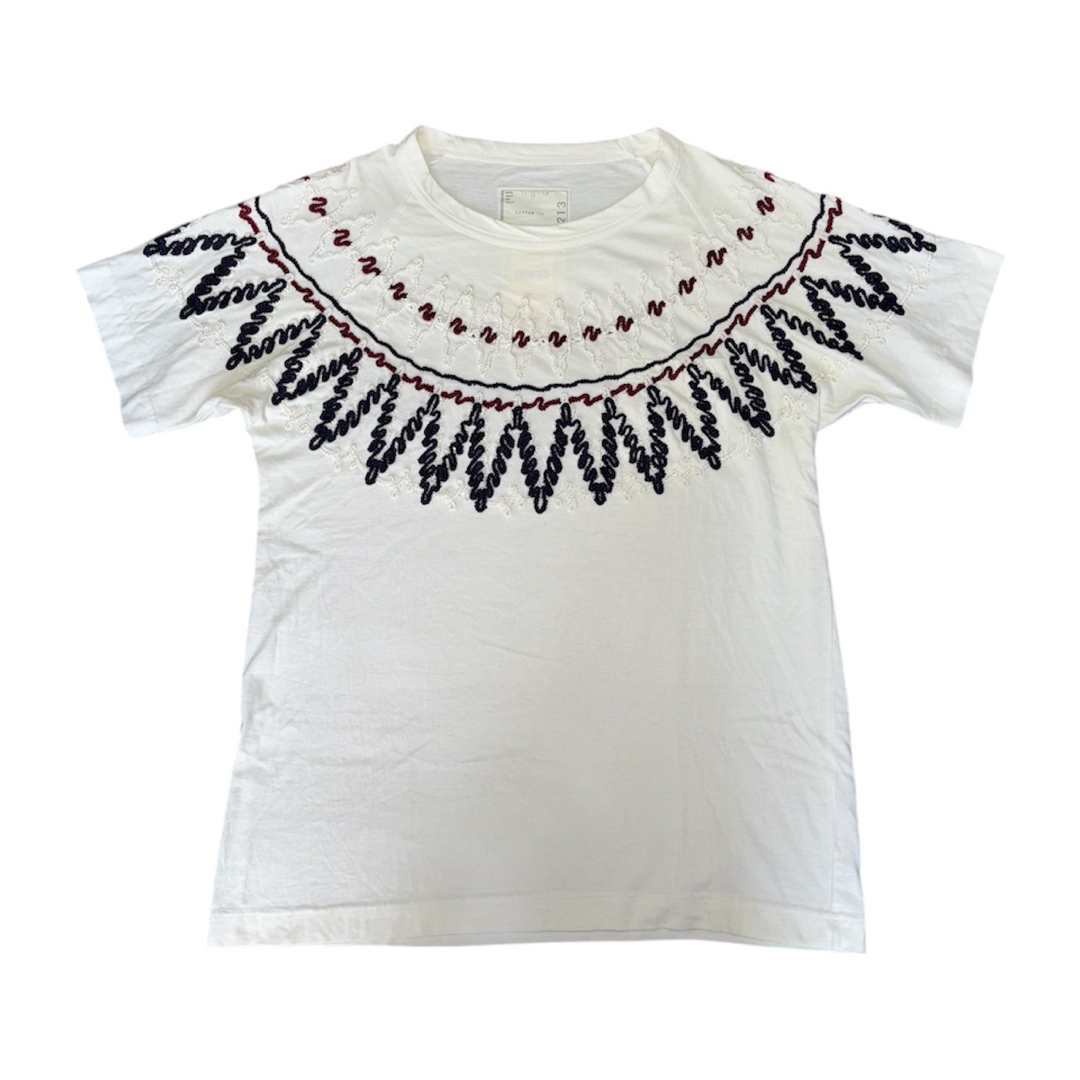 sacai - sacai 11SS エスニカル刺繍 Tシャツの通販 by CD sacai - sacai 11SS エスニカル刺繍 Tシャツの通販 by CD
