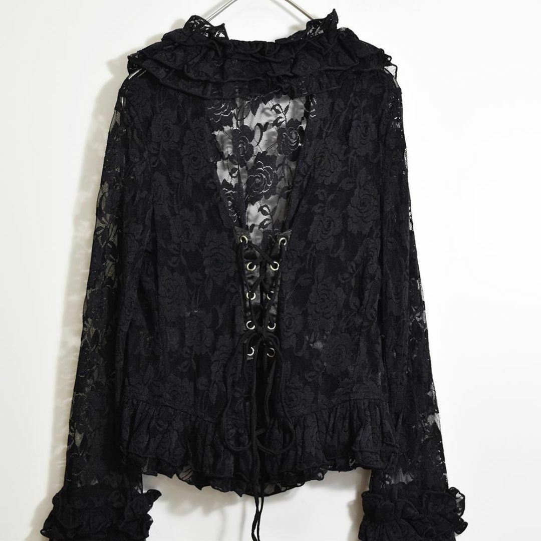 OZZON - OZZ ONESTE 薔薇 ローズ 総レース ボレロ 後ろ編み上げ OZZON - OZZ ONESTE 薔薇 ローズ 総レース ボレロ 後ろ編み上げ