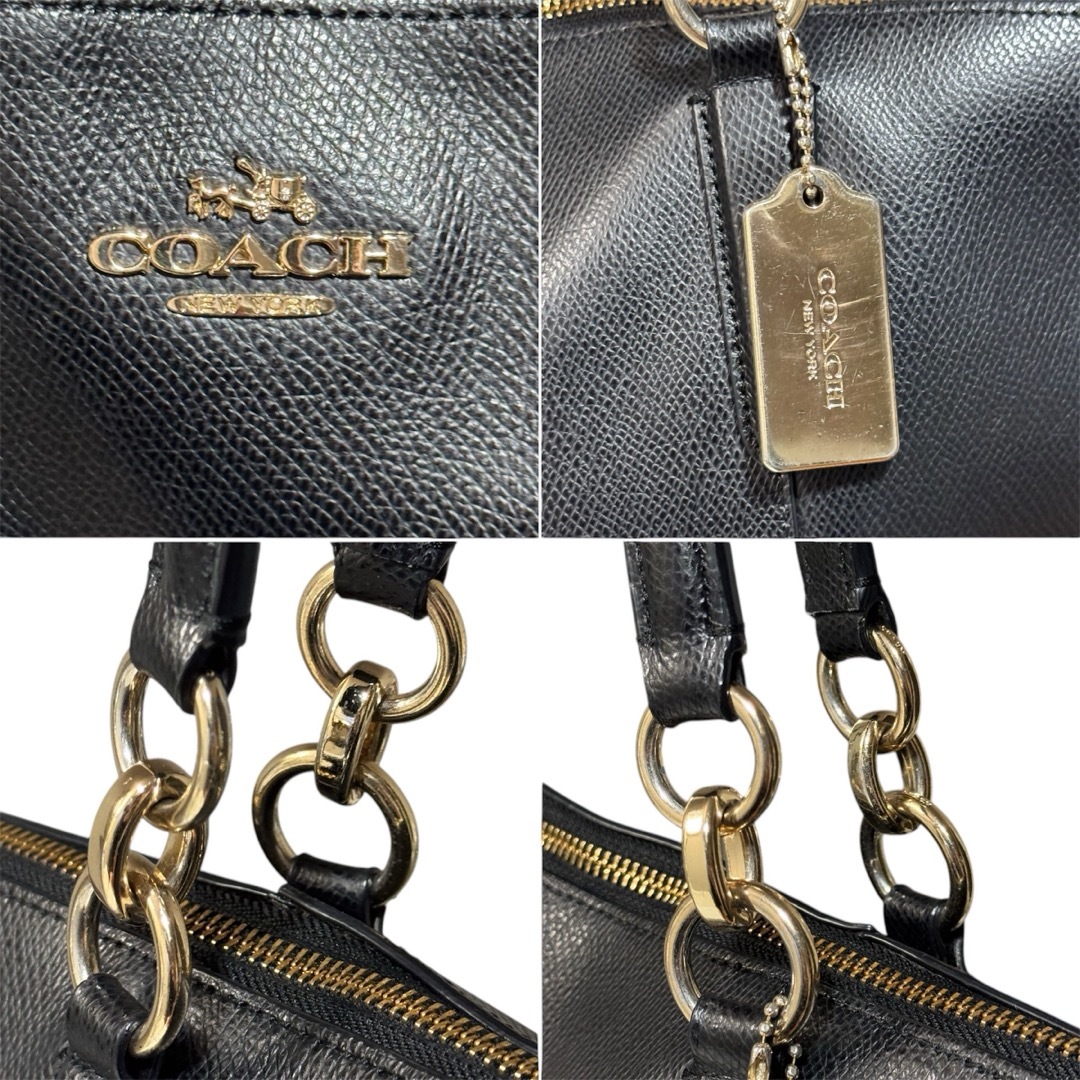 COACH - 良品 COACH コーチ トートバッグ ペプルドレザー A4 COACH - 良品 COACH コーチ トートバッグ ペプルドレザー A4