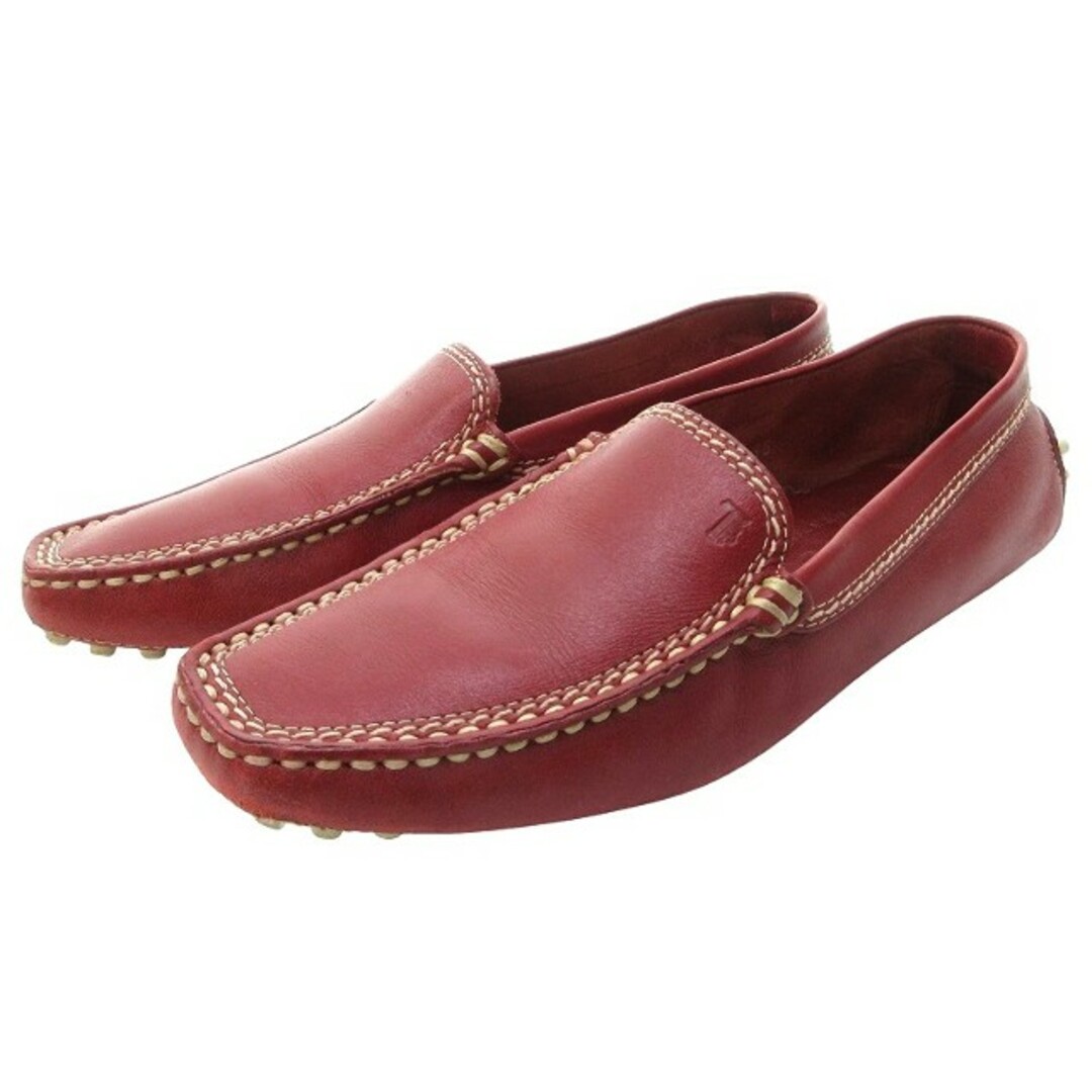TOD'S - トッズ TOD'S ドライビングシューズ ローファー 赤 約23 TOD'S - トッズ TOD'S ドライビングシューズ ローファー 赤 約23
