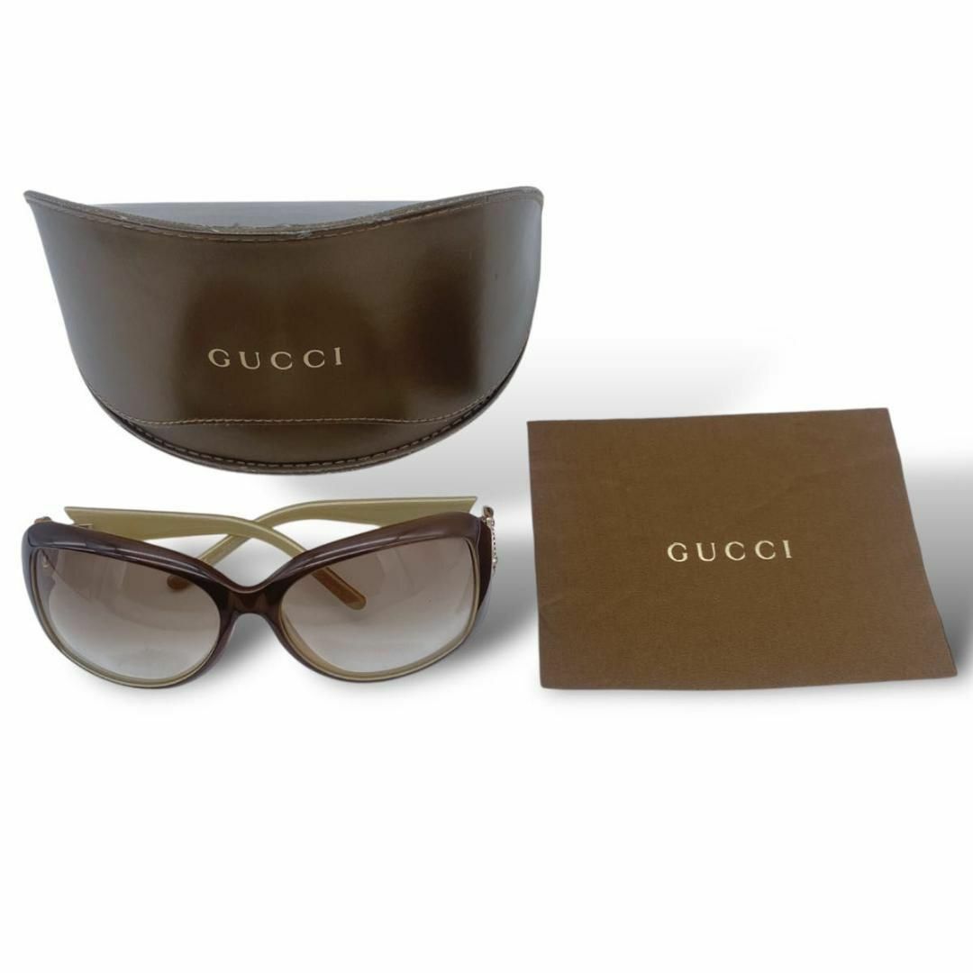 GUCCI - 美品 GUCCI sunglasses brown stone caseの通販 by GUCCI - 美品 GUCCI sunglasses brown stone caseの通販 by