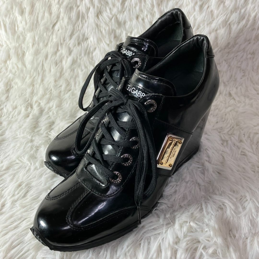 DOLCE&GABBANA - 美品 ドルチェ&ガッパーナ ウェッジソール DOLCE&GABBANA - 美品 ドルチェ&ガッパーナ ウェッジソール