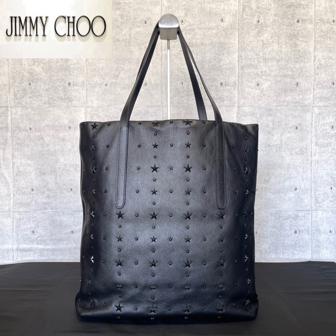 JIMMY CHOO - 【良品】JIMMY CHOO PIMLICO N/S BLACK トート JIMMY CHOO - 【良品】JIMMY CHOO PIMLICO N/S BLACK トート