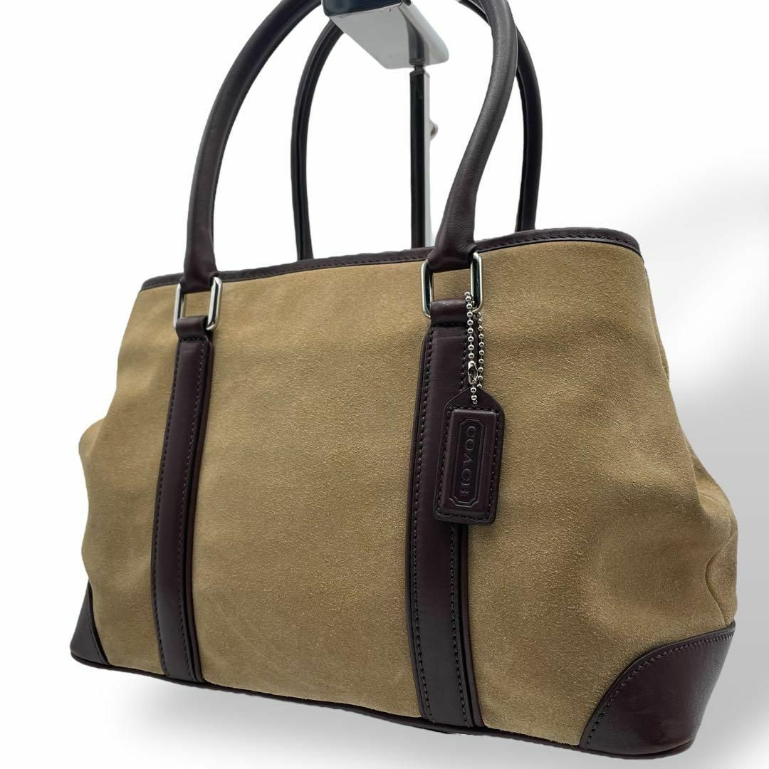 COACH - 美品 コーチ ショルダーバッグ ハンドバッグ スエード COACH - 美品 コーチ ショルダーバッグ ハンドバッグ スエード