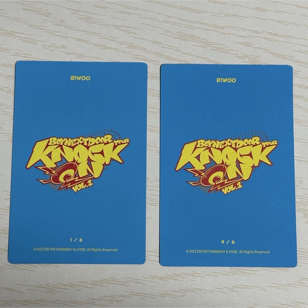 BOYNEXTDOOR - BOYNEXTDOOR KNOCK ON Vol.1 PHOTOCARD リウ の BOYNEXTDOOR - BOYNEXTDOOR KNOCK ON Vol.1 PHOTOCARD リウ の
