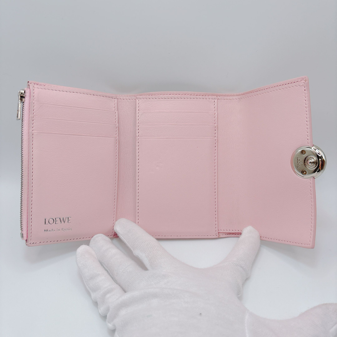 LOEWE - LOEWE ロエベ ペブル バーティカル ウォレット スモール LOEWE - LOEWE ロエベ ペブル バーティカル ウォレット スモール