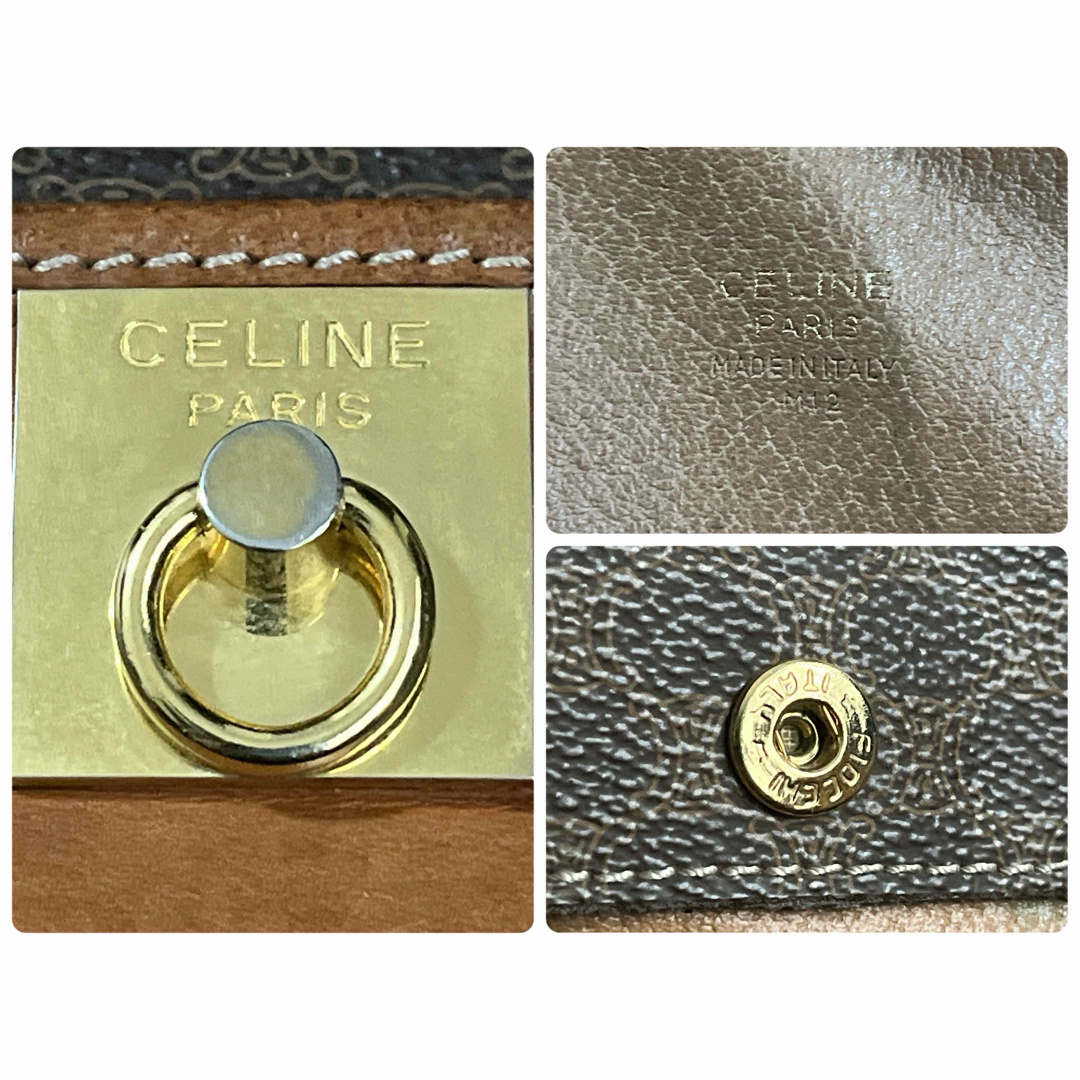CELINE - セリーヌ クラッチバッグ マカダム柄 ガンチーニ CELINE - セリーヌ クラッチバッグ マカダム柄 ガンチーニ