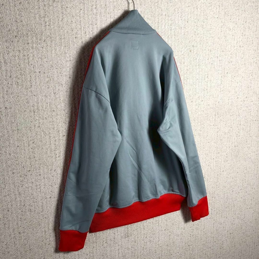 adidas - 【好配色】adidasジャージ バイカラー グレー レッド adidas - 【好配色】adidasジャージ バイカラー グレー レッド