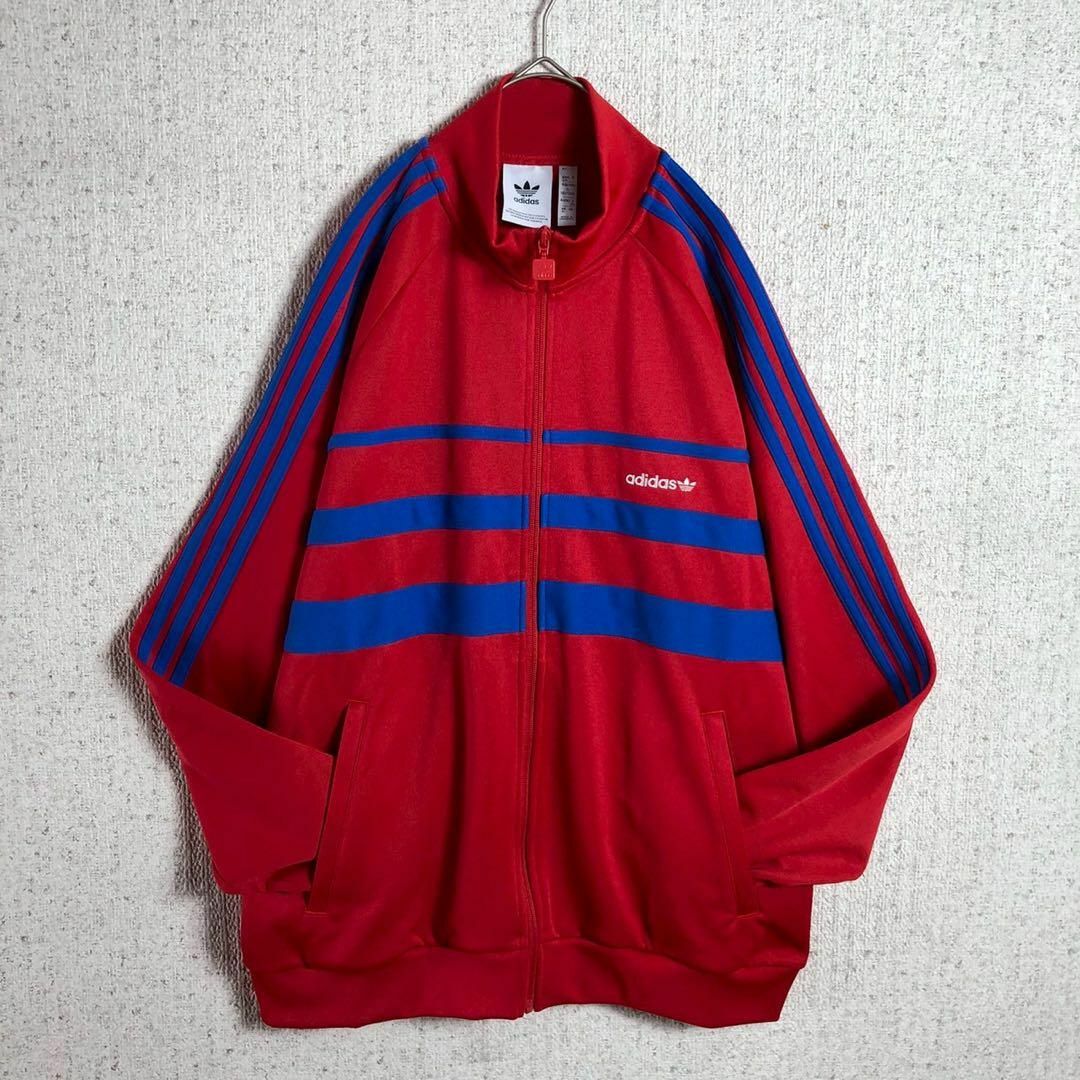 adidas - adidasジャージ あのちゃん着用色違い復刻 レッド adidas - adidasジャージ あのちゃん着用色違い復刻 レッド