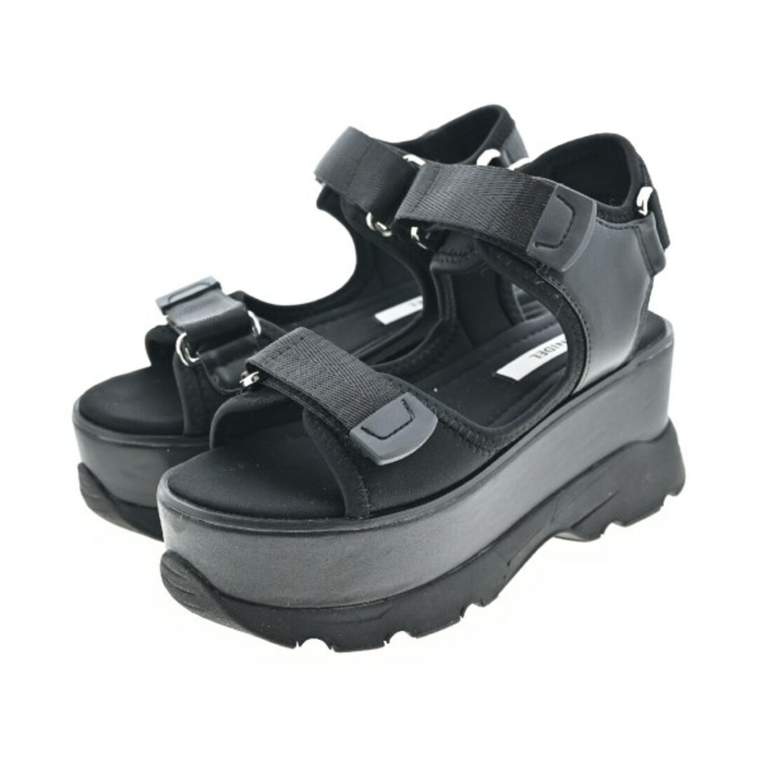 SNIDEL - SNIDEL スナイデル サンダル S(22.5cm位) 黒 【古着 SNIDEL - SNIDEL スナイデル サンダル S(22.5cm位) 黒 【古着