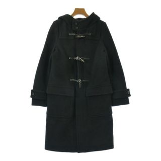 HYKE - HYKE ハイク ダッフルコート 2(M位) 黒 【古着】【中古 HYKE - HYKE ハイク ダッフルコート 2(M位) 黒 【古着】【中古