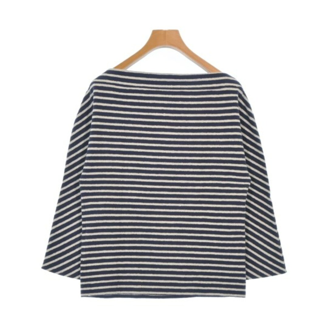 BALENCIAGA - BALENCIAGA Tシャツ・カットソー -(L位) 紺x白 BALENCIAGA - BALENCIAGA Tシャツ・カットソー -(L位) 紺x白