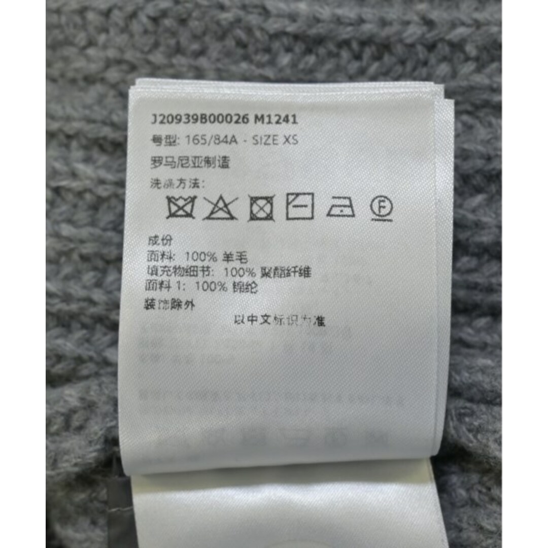 MONCLER - MONCLER モンクレール カーディガン XS グレー 【古着 MONCLER - MONCLER モンクレール カーディガン XS グレー 【古着