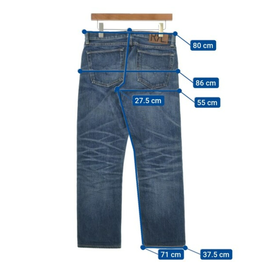 RRL - RRL ダブルアールエル デニムパンツ 29(S位) インディゴ RRL - RRL ダブルアールエル デニムパンツ 29(S位) インディゴ