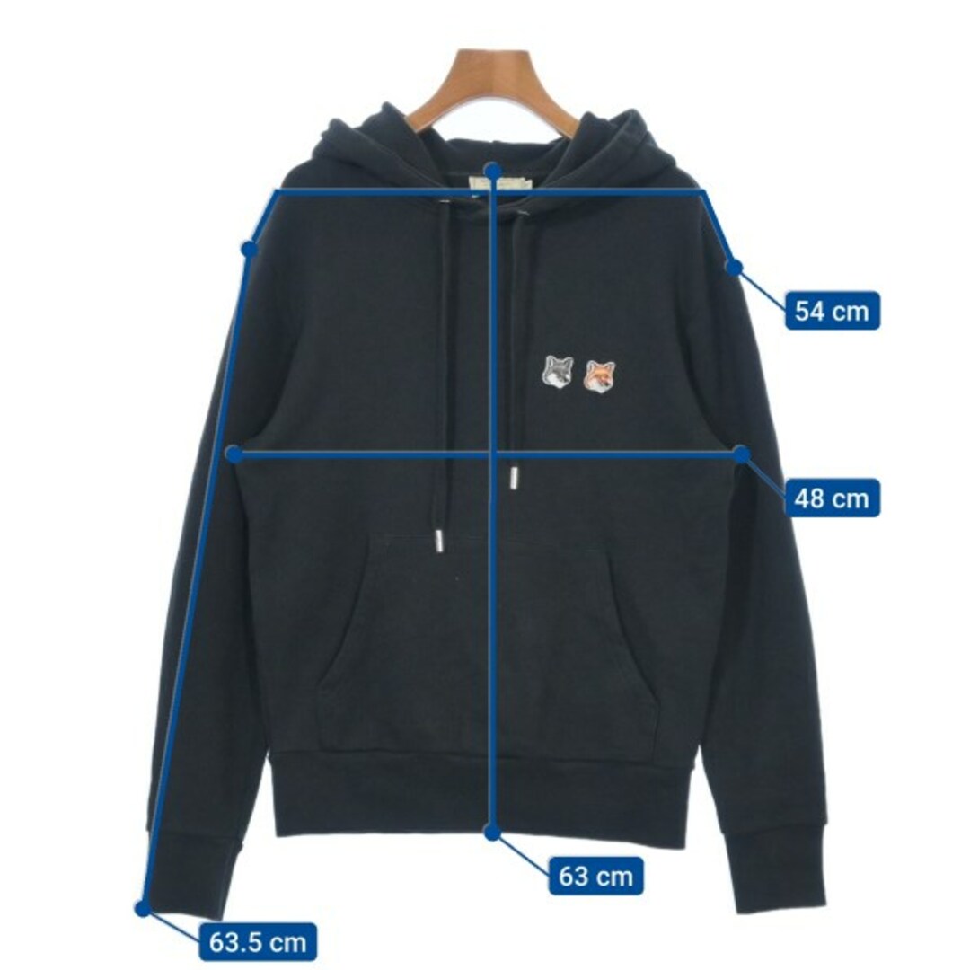 MAISON KITSUNE メゾンキツネ パーカー XS 黒 【古着】【中古 MAISON KITSUNE メゾンキツネ パーカー XS 黒 【古着】【中古