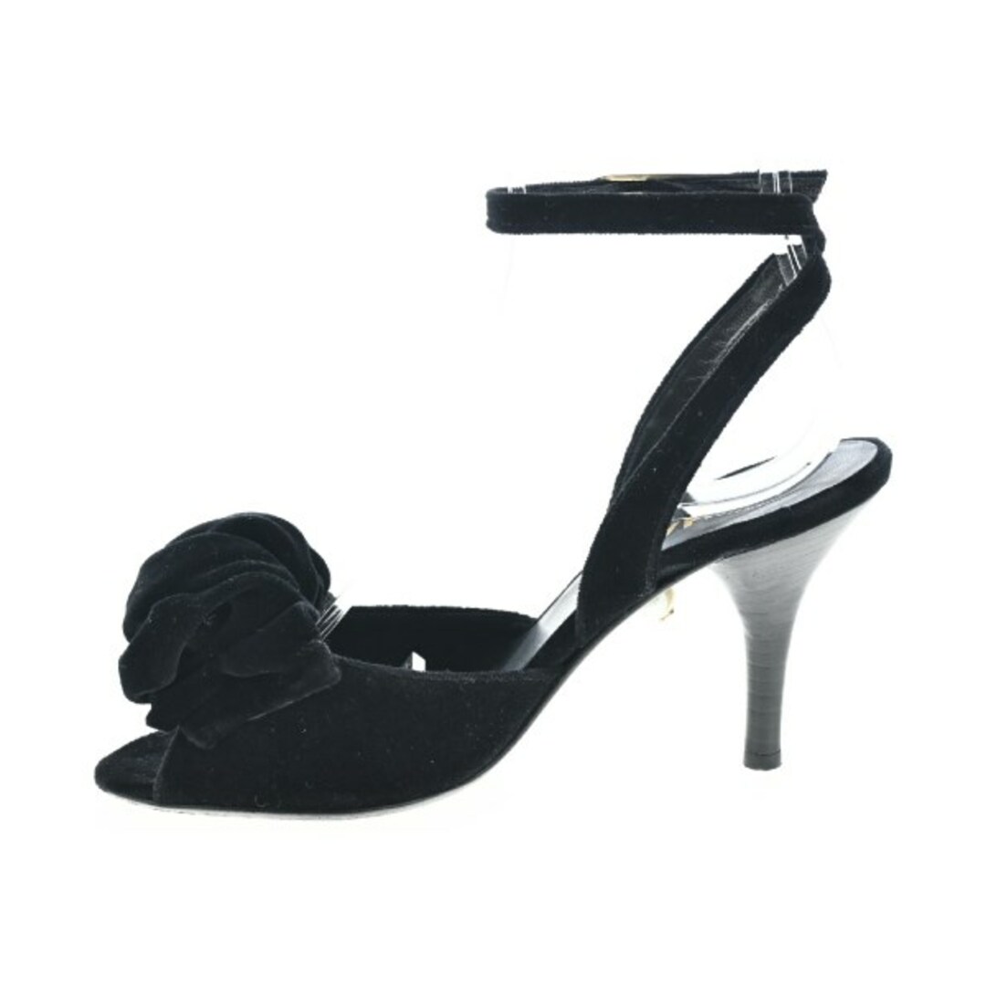 CHANEL - CHANEL シャネル サンダル EU35(21.5cm位) 黒 【古着 CHANEL - CHANEL シャネル サンダル EU35(21.5cm位) 黒 【古着