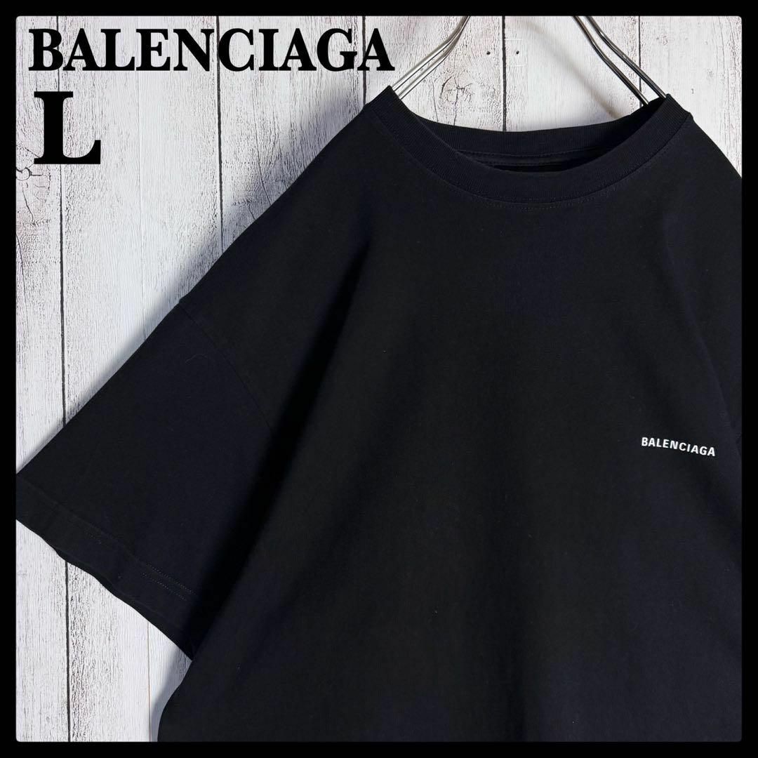 BALENCIAGA - 【人気Lサイズ】バレンシアガ☆ワンポイントロゴT BALENCIAGA - 【人気Lサイズ】バレンシアガ☆ワンポイントロゴT