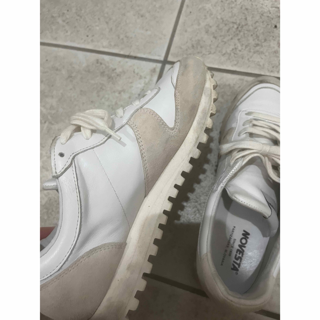 Drawer - NOVESTA ホワイト スニーカー MARATHON LEATHERの通販 Drawer - NOVESTA ホワイト スニーカー MARATHON LEATHERの通販