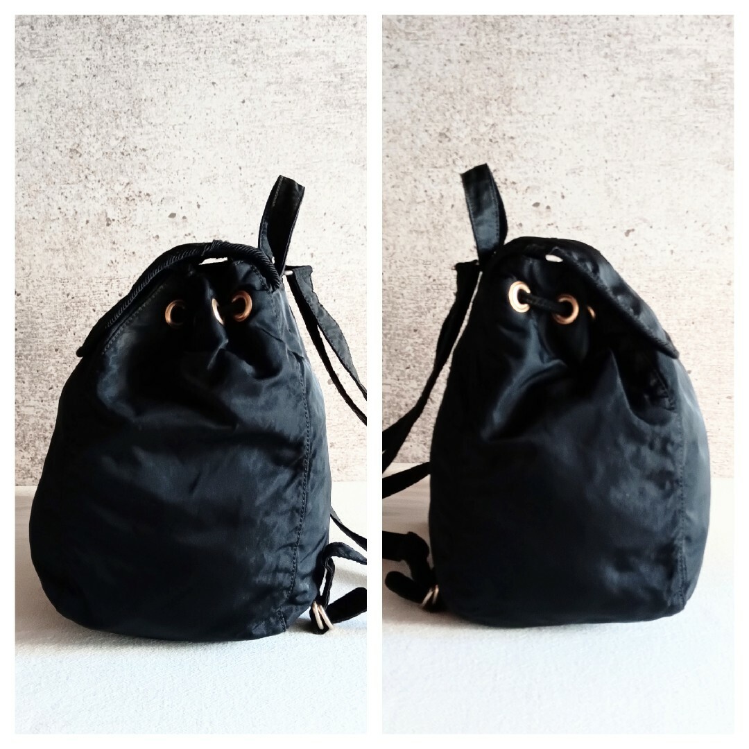 PRADA - 良品 プラダ 刺繍 ロゴ オールド ナイロン 軽量 PRADA - 良品 プラダ 刺繍 ロゴ オールド ナイロン 軽量