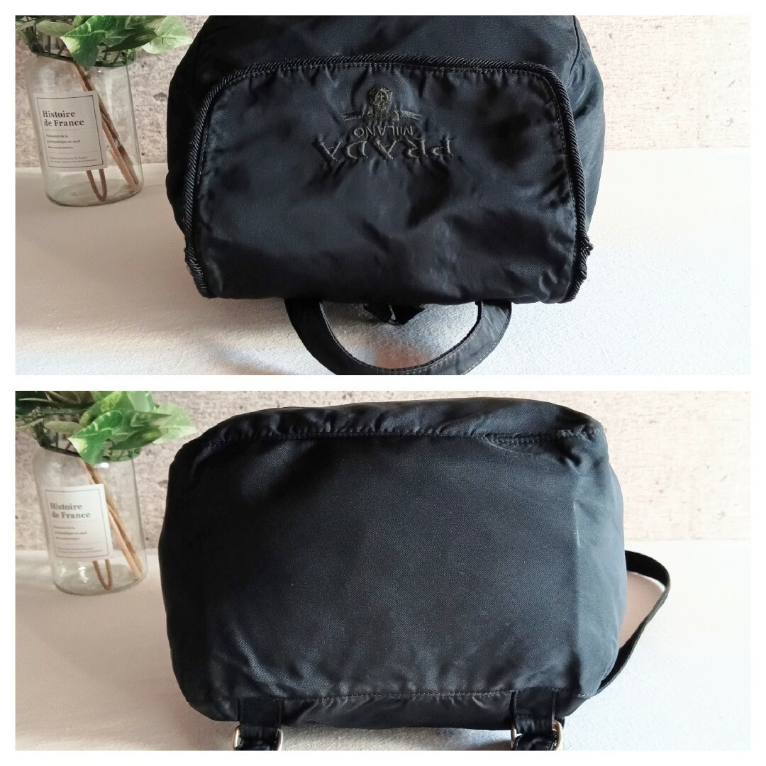 PRADA - 良品 プラダ 刺繍 ロゴ オールド ナイロン 軽量 PRADA - 良品 プラダ 刺繍 ロゴ オールド ナイロン 軽量