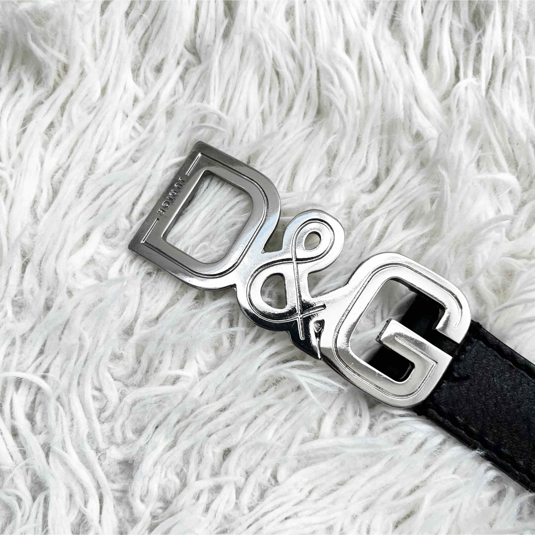 DOLCE&GABBANA - 【美品】DOLCE&GABBANA/DGロゴベルト/ブラック DOLCE&GABBANA - 【美品】DOLCE&GABBANA/DGロゴベルト/ブラック