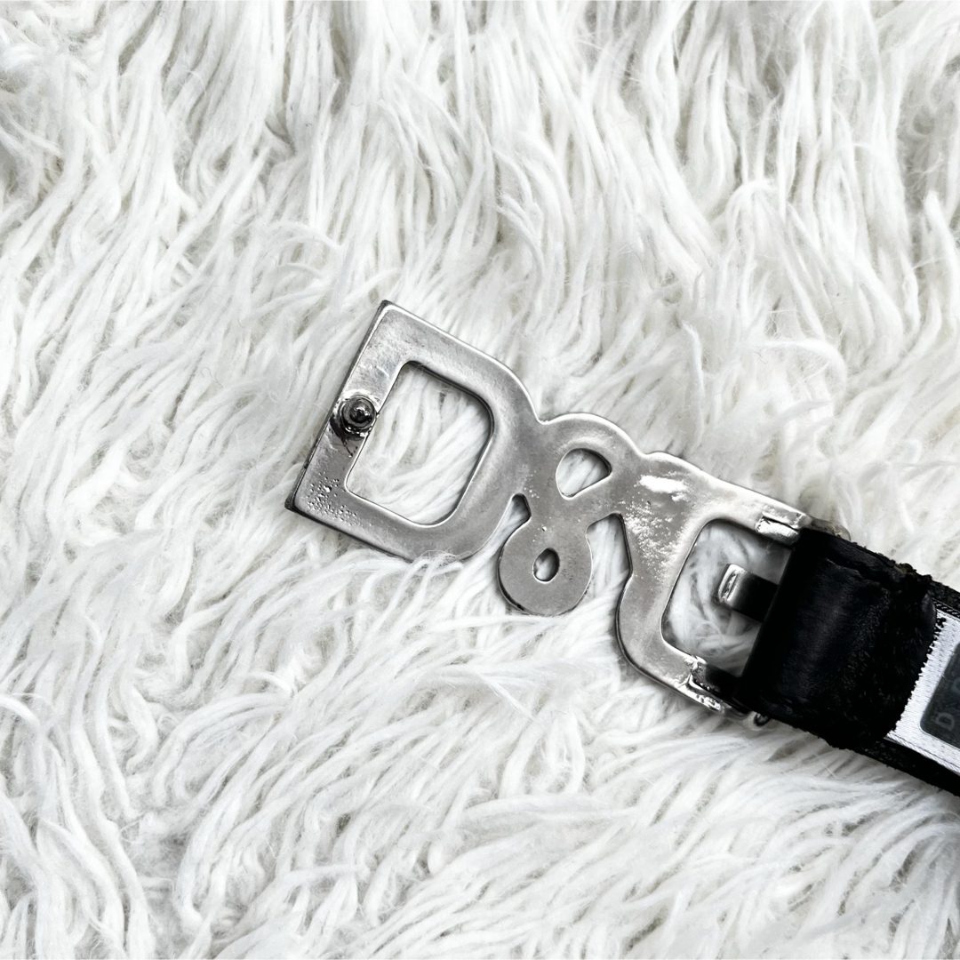 DOLCE&GABBANA - 【美品】DOLCE&GABBANA/DGロゴベルト/ブラック DOLCE&GABBANA - 【美品】DOLCE&GABBANA/DGロゴベルト/ブラック