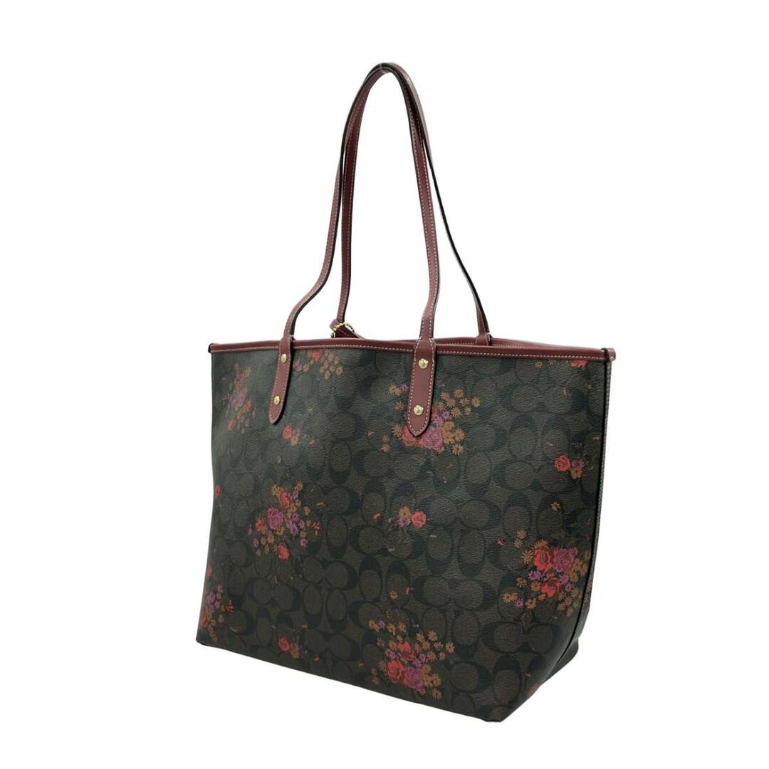 COACH - コーチ COACH 花柄リバーシブルレザートートバッグ COACH - コーチ COACH 花柄リバーシブルレザートートバッグ