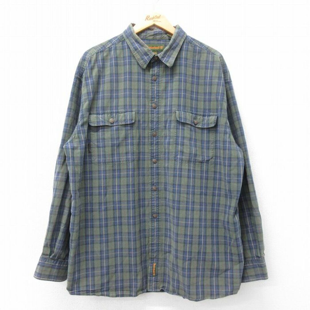 Timberland - XL☆古着 ティンバーランド 長袖 ブランド シャツ Timberland - XL☆古着 ティンバーランド 長袖 ブランド シャツ