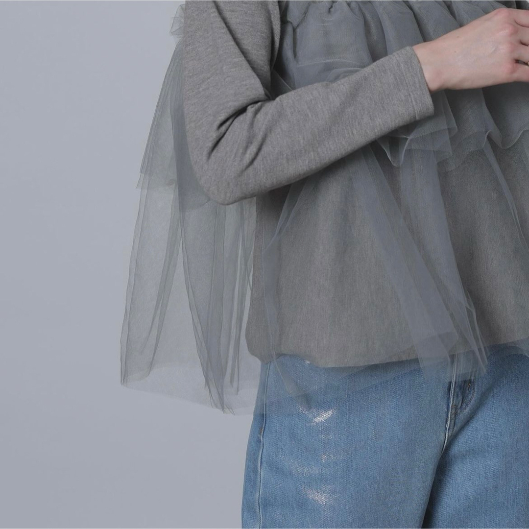 JUSGLITTY - 新品✨CADUNE カデュネ チュール ビスチェ ニット