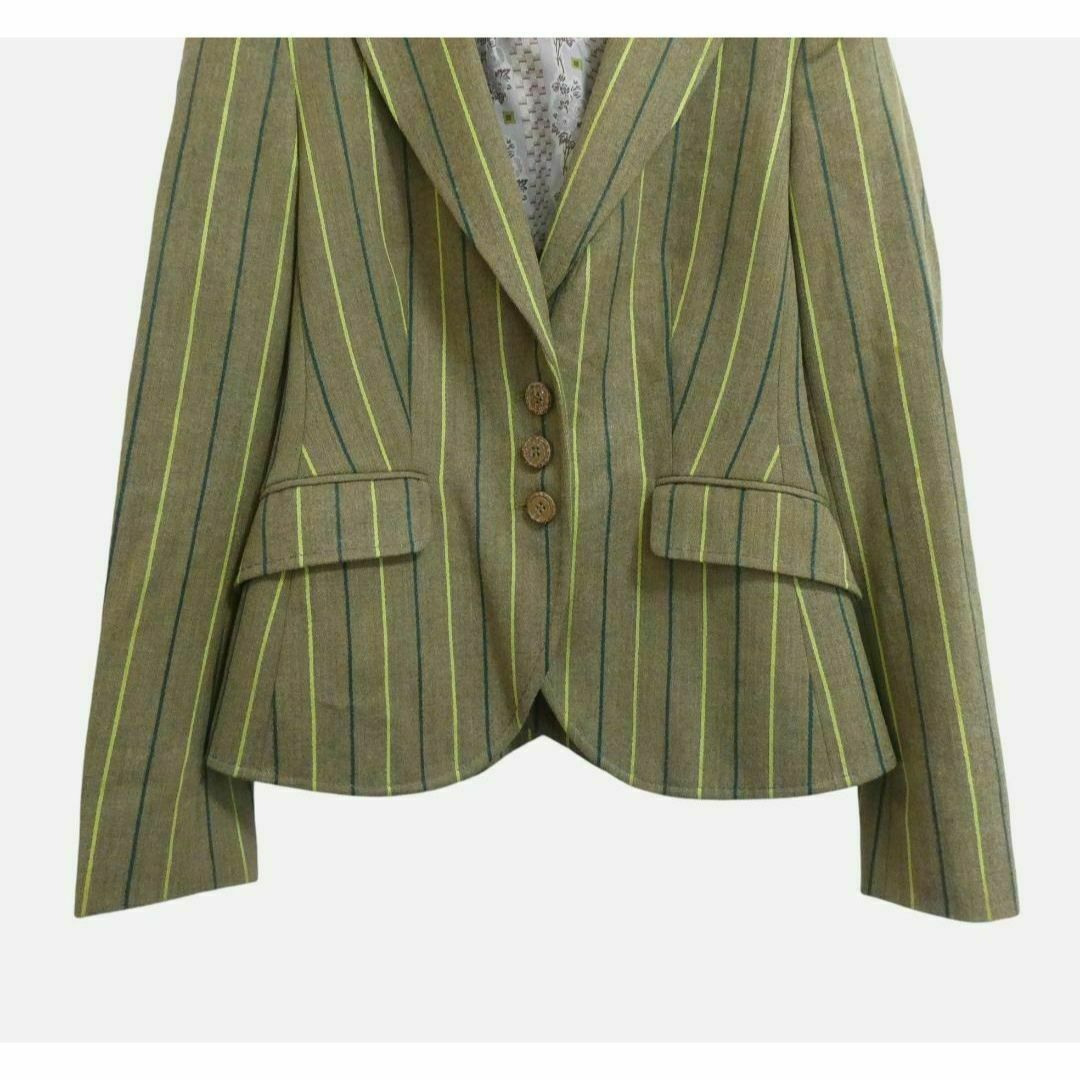ETRO - ETRO カシミヤミックス ストライプ柄 3B テーラード ETRO - ETRO カシミヤミックス ストライプ柄 3B テーラード
