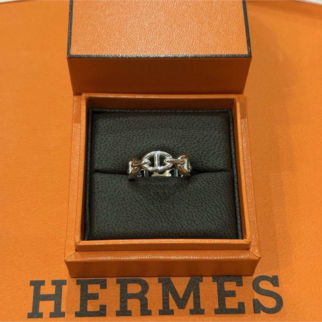 HERMES - 新品未使用 HERMES エルメス アンシェネ リング PM 56 HERMES - 新品未使用 HERMES エルメス アンシェネ リング PM 56